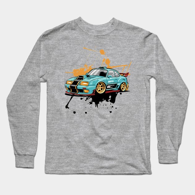 Customized Classic Cars Long Sleeve T-Shirt by irfankokabi